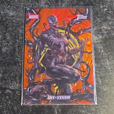 2026 Topps Marvel Mint She-Venom Symbiote Takeover Orange Foil /25 picture