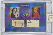 Ludwig van Beethoven Wolfgang Mozart 2025 Eternal #'d/75 Patch Revelation Relics picture