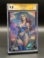 Victor Garduno Artbook #2 CGC 9.8 SS Psylocke Cyan Assassin A FOIL - LTD 300 picture