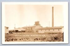 J90/ Bloomer Wisconsin RPPC Postcard c1930s Canning Factory  743 picture