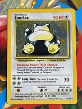 1999 Pokémon Jungle Snorlax Holo 11/64 (No Symbol Error Variation) *RARE* LP-MP picture