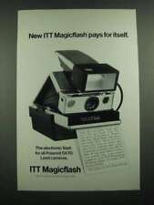 1975 ITT Magicflash for Polaroid SX-70 Cameras Ad - Pays For Itself picture