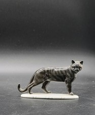 Vintage Rosenthal Cat Kitten Kitty Figurine Black Bavaria 3.5
