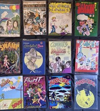 Huge Lot Of 96 Underground Comix. fine condition. Some Gems picture