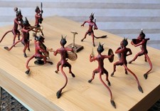Cold Painted Bronze Devil Orchestra SIGNED picture