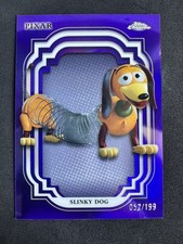 2024 Topps Chrome Disney Slinky Dog Purple Refractor #/199 Toy Story picture
