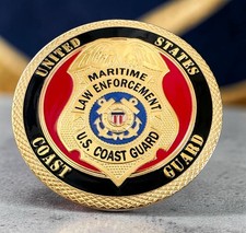 MARITIME LAW ENFORCEMENT Challenge Coin USCG-US Coast Guard ·NEW· ·PERFECT GIFT· picture