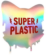 Superplastic Rainbow Red Chrome Drip Collectible 4-Inch Sticker - Designer Art picture