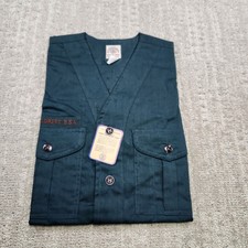 Vintage 50s 60s Boy Scouts Shirt Men 14 (S) Sanforized Selvedge Gussett NOS picture