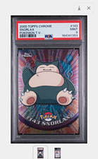 PSA 9 Topps Chrome Snorlax #143 Pokemon T.V 2000 picture