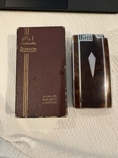 Art Deco Roson “Worlds Greatest Lighter” Pal With Original Box And Pouch picture