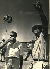 1968 Press Photo John Frankenheimer and Jim Henderling on 