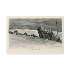 Mary A. Hallock Foote, American, - The Last Trip In - Canvas Wall Art picture