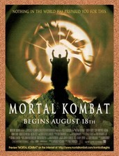 1995 Mortal Kombat Movie Theatric Release Original Advertisement / Promo v1 picture