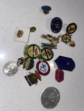 Lot Of 15 Shriner's pinback Buttons Memorabilia Masonic Potenate Token Azan picture