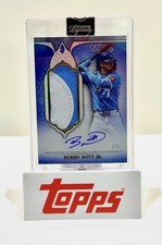 2025 Topps Dynasty Bobby Witt Jr AUTO PATCH 1/5 Game Used SSP Royals π₯ picture