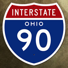 Ohio interstate route 90 highway marker road sign 1957 Turnpike Cleveland 18x18 picture