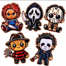 Halloween Chibi Limited Mintage 5 Piece Set 999 Fine Copper Bar Estate Sale Lot picture