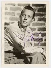 Dick Haymes 1942 Hand Signed 5x7 Argentine Singer Actor Photo Portrait J14254 picture
