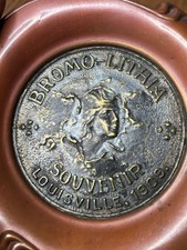 Antique 1909 Bromo Lithia Apothecary Advertising Tip Tray Sign Louisville KY picture