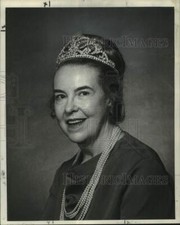 1971 Press Photo Mrs. Dewitt L. Pullen (Acel Ross Pullen) in New Orleans picture