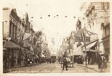 CHARLESTON SC View from the Bend on King Street 1914 RPPC Postcard Copy picture