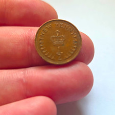Hald new Penny, Vintage very rare picture