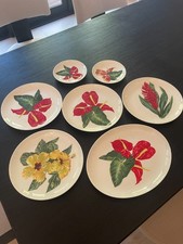 Vintage Santa Anita Ware plates in good condition. picture