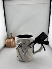New Rae Dunn Jack Skellington Nightmare Before Christmas Double Sided Etched Mug picture