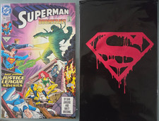 SUPERMAN SET OF 100 ISSUES (1987) DC COMICS DEATH OF SUPERMAN BLACK BAG #75 #1 picture