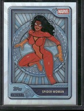 2026 Topps Marvel Mint #120 Spider-Woman Platinum /99 picture