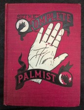 Rare Antique 1902 The Complete Palmist Book Vintage Halloween Party Games Decor picture