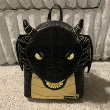 Loungefly Fourth Wing Black Gold Dragon Mini Backpack - BAM Exclusive picture