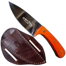 BattlBox Ketchikan By Ross Kommer D2 Steel Fixed Blade Top Grain Leather Sheath picture