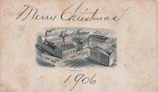 Columbus Machine Company plant railroad Industrial Engines Vtg Trading Card 43A picture