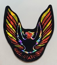 Vintage Sta-Seal 1980 Firebird Logo Prismatic Sticker Vending Machine picture