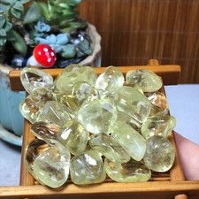 27pcs Natural yellow quartz Crystal gemstone Polish Mineral Specimen 89g A6817 picture