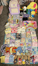Big Lot 65 Items Backpacks & Plushies Stationery Accessories Lot w/ Pencil Cases picture