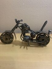 Motorcycle Metal Harley Davidson Decor Standing figurine model toy art sculpted picture