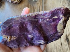 14.95 oz (424 gr) Rare & Real Purple Jasper Rough, Purple Jasper Natural, Jasper picture