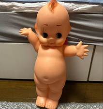 Kewpie Doll Extra Large Vintage Showa Retro Soft Vinyl 55cm Red Wings Japan picture
