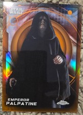 2026 Topps Star Wars Chrome Emperor Palpatine #66 - 13/25 Orange Refractor SSP picture