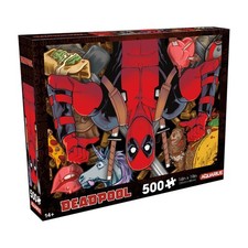 AQUARIUS Deadpool Collage 500pc Puzzle (500 Piece Jigsaw Puzzle) - Glare Free picture