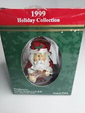 1999 Holiday Collection - Limited Edition Ornaments - Santa Clause+ginger Cookie picture