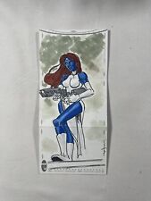 2014 Marvel Premier Triple Panel SKETCH CARD Of Mystique 1/1 William Withers picture