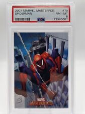 2007 Upper Deck Fleer Marvel Masterpieces SkyBox Spider-Man #79 PSA 8 NM-MT picture