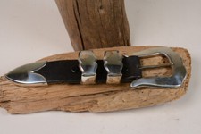 Vintage Douglas Magnus Santa Fe Sterling Silver Ranger Belt Buckle picture