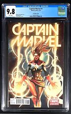 Captain Marvel #1 CGC 9.8 Leinil Francis Yu Variant Cover Ms Binary RARE NM/MT picture