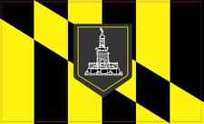 5X3 Baltimore Maryland Flag Sticker City Cup Flags Bumper Decal Window Stickers picture