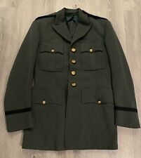 Vtg Carey Baltimore US Air Force Army Military Officers Dress Coat Jacket Green picture